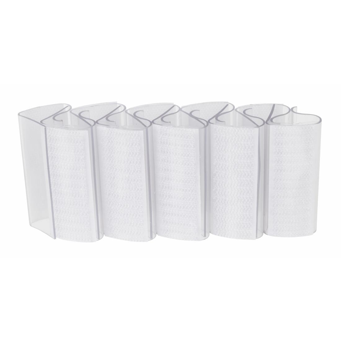Tafelrok klittenband clip 5-20mm (10 stuks)