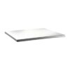 Topalit Classic Line rechthoekig tafelblad wit 110x70cm