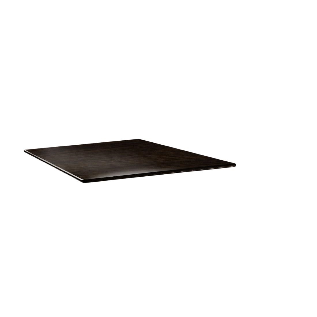 Topalit Smartline vierkant tafelblad wengé 70cm