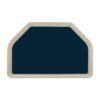 Trapeze GN dienblad blauw polyester