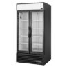 True Koeling Met 2 Glazen Deuren 991L Staand Zwart Gdm-35-Hc-Tsl01