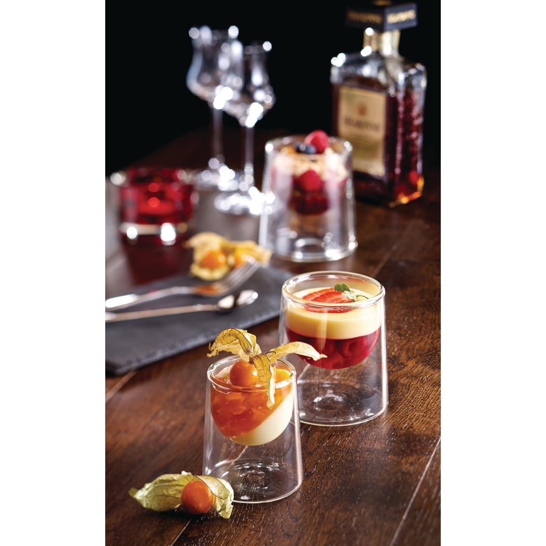 Utopia Dubbelwandig Mini Dip Schotel 9Cl (6 stuks)