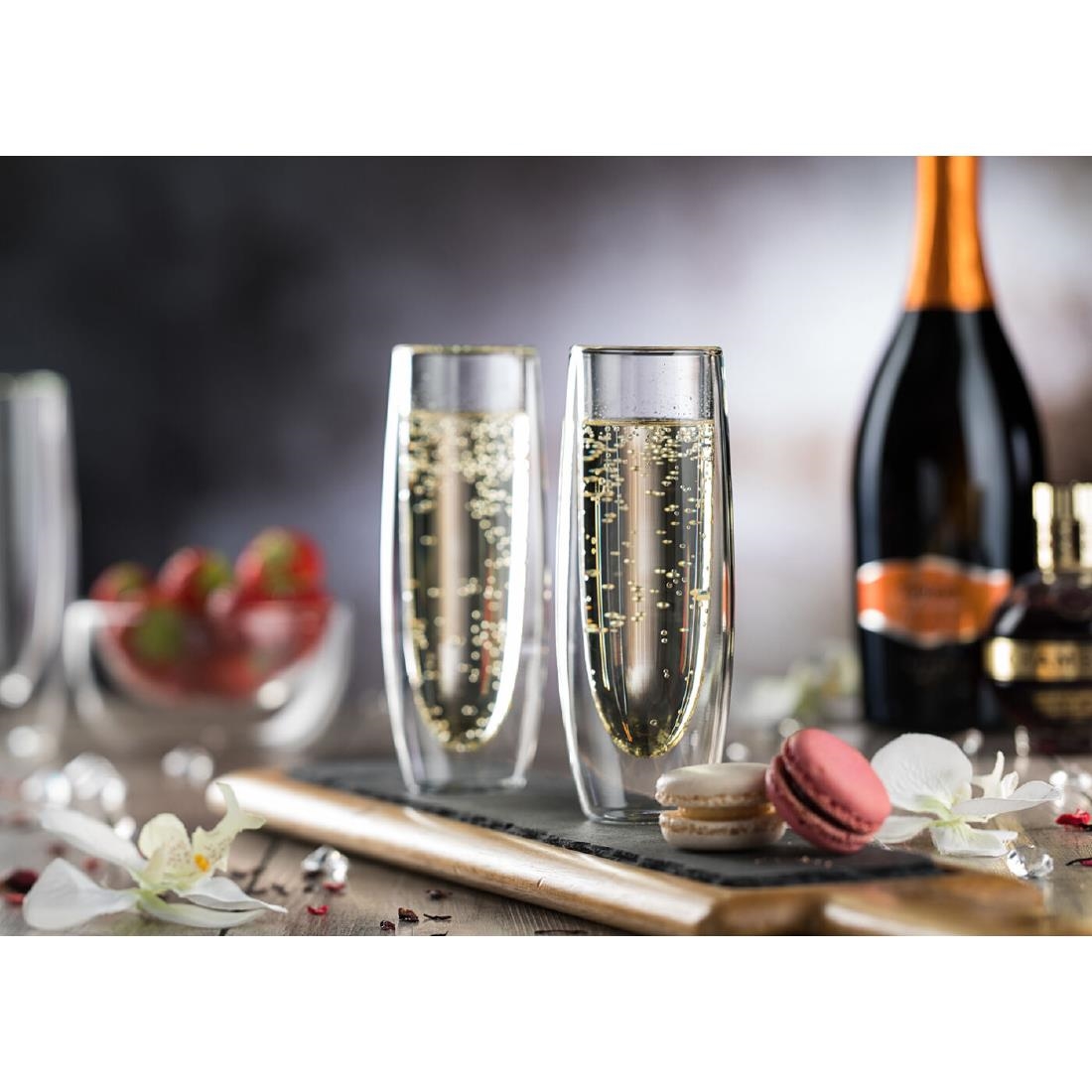 Utopia Dubbelwandige Stemloze Champagne 16Cl (6 stuks)