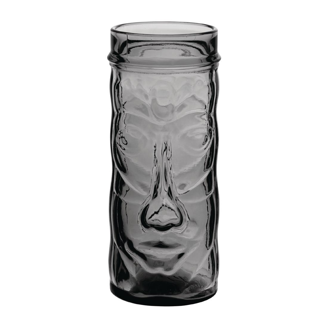 Utopia Tahiti tiki glazen rookgrijs 45cl (6 stuks)