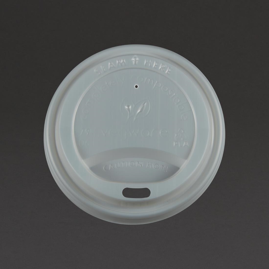 Vegware 79-serie deksels voor dubbelwandige bekers 230ml (500 stuks)