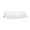 Vegware composteerbare platte deksels zonder gat 20cl (1000 stuks)