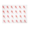 Vetvrij hamburger papier rood (1000 stuks)