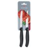 Victorinox Gekarteld Tomaat/Utility Mes 11cm Zwart (2 stuks)