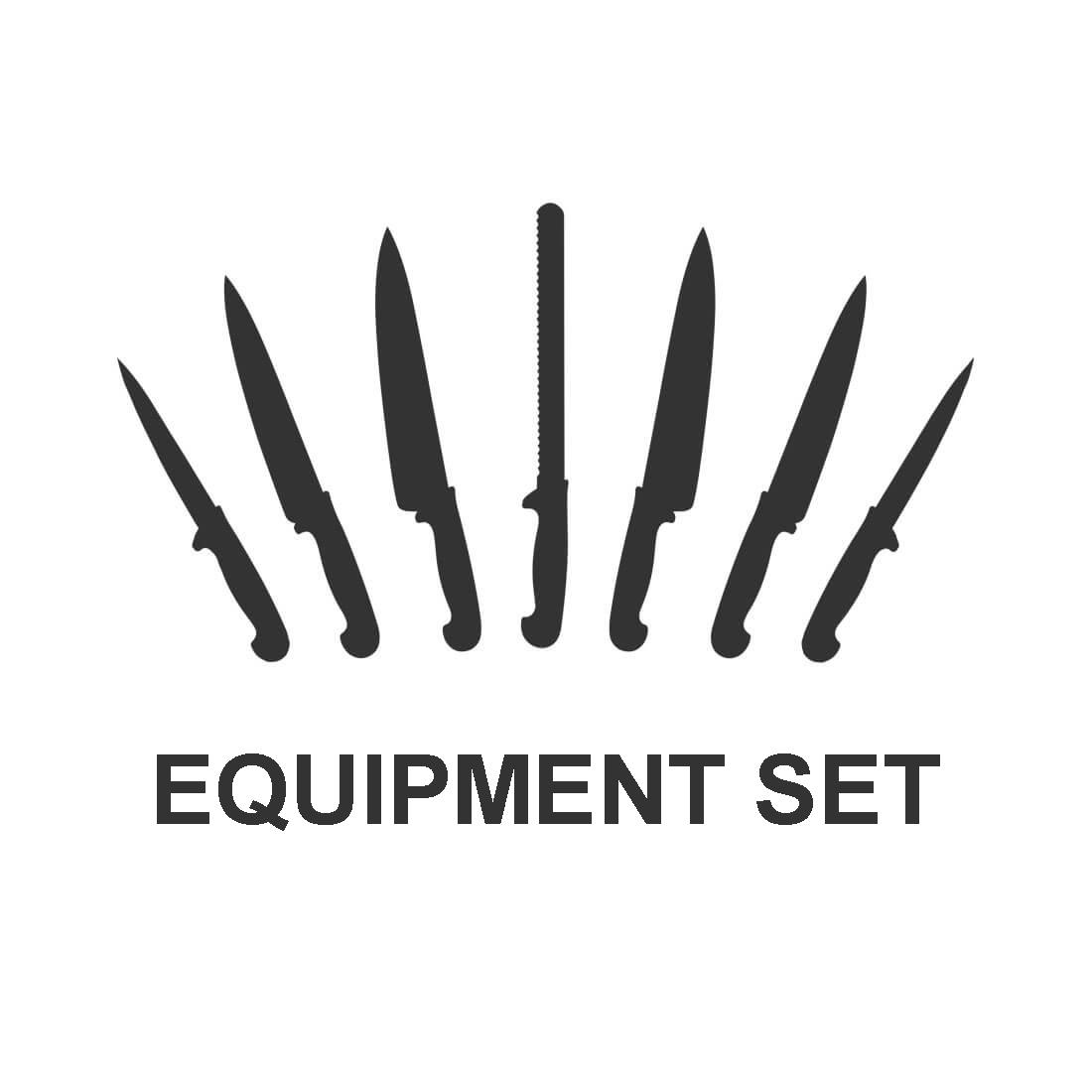 Vogue 6-delige set zachte grip messen