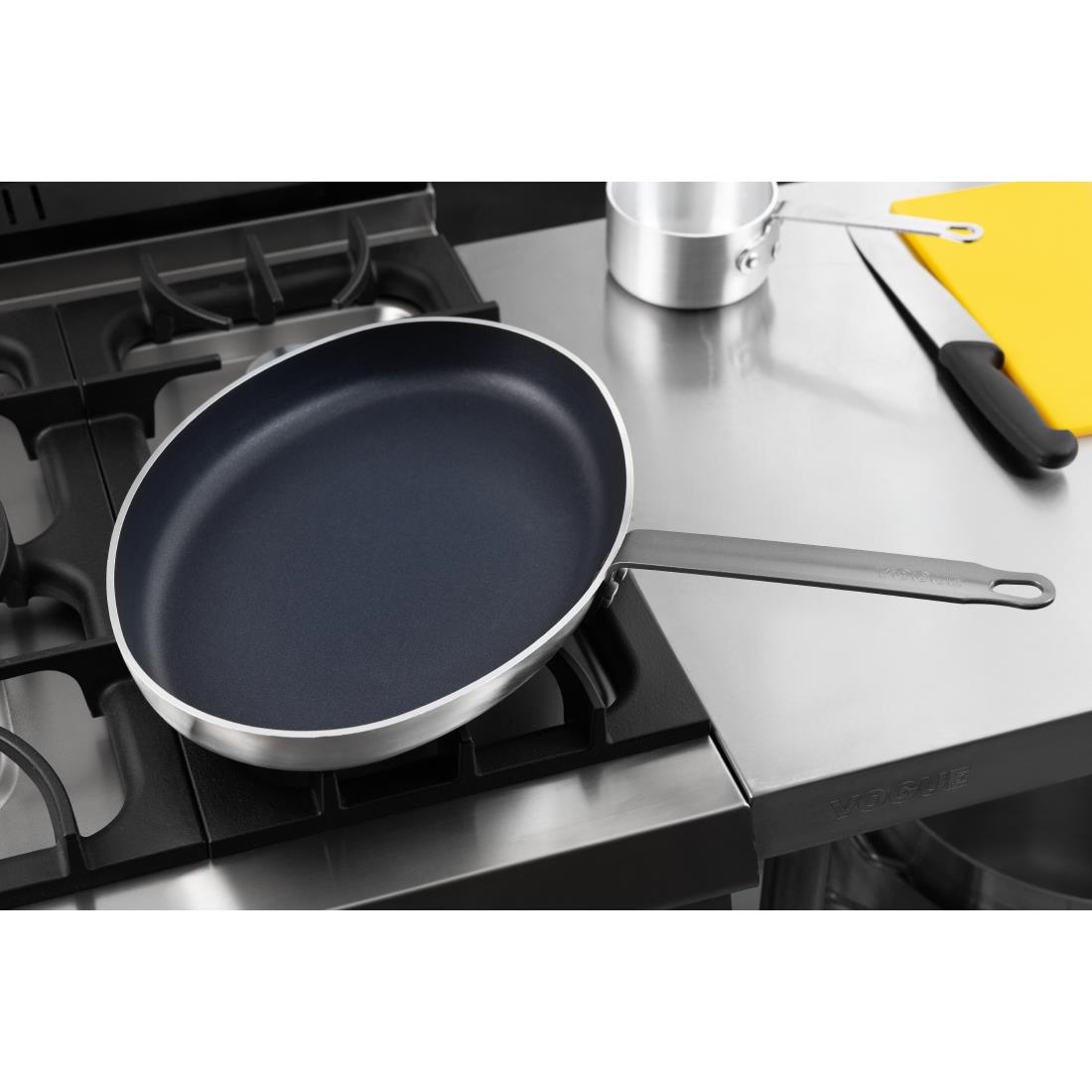 Vogue Aluminium Antiaanbak Teflon Platinum Plus Ovale Koekenpan 40cm