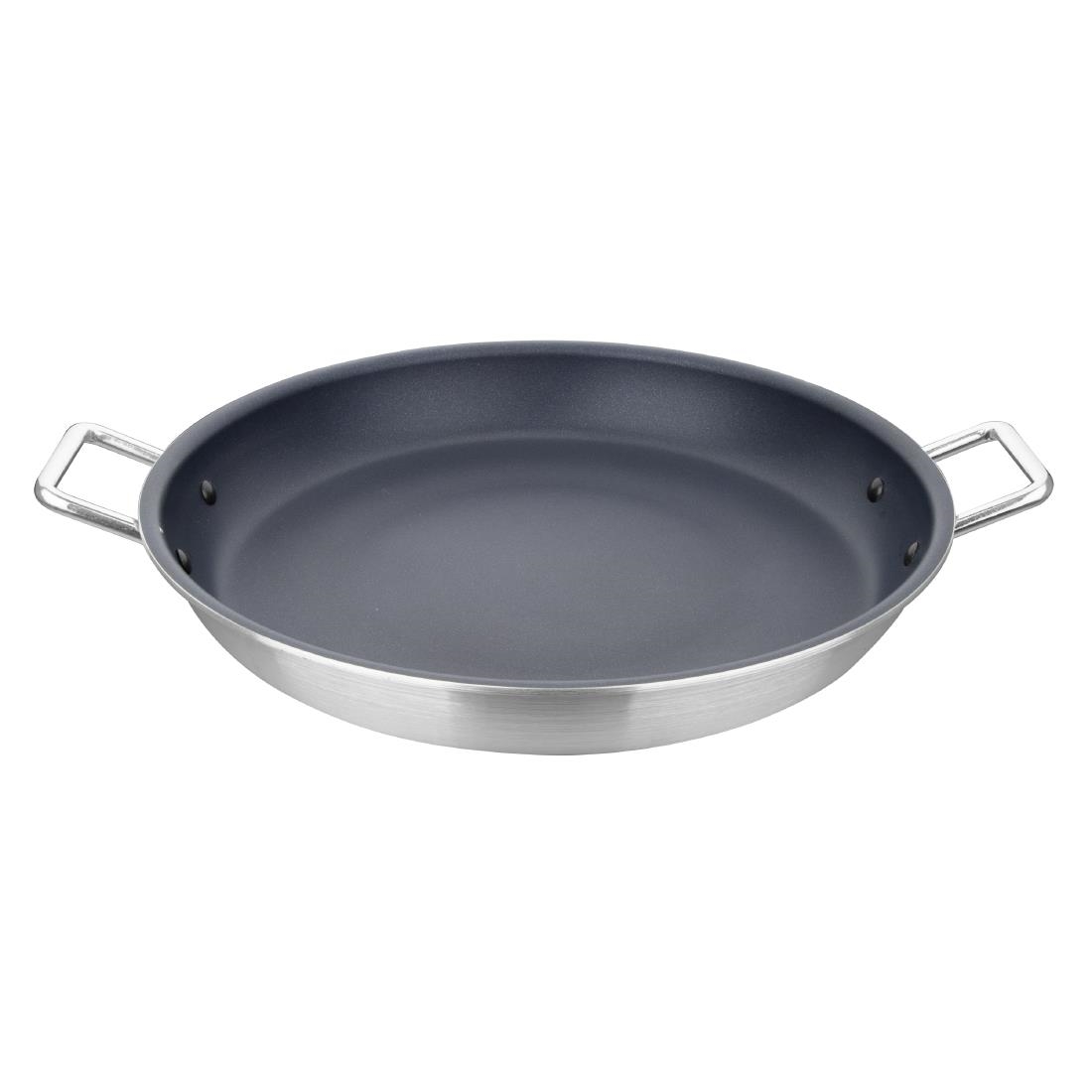 Vogue Aluminium Antiaanbak Teflon Platinum Plus Paellapan 35cm