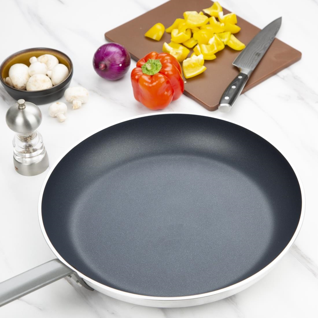 Vogue Aluminium Antiaanbaklaag Teflon Koekenpan 40cm