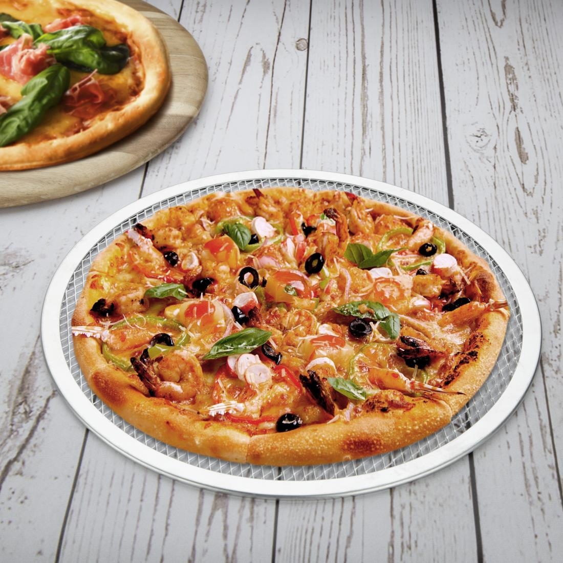 Vogue aluminium pizza scherm 30cm