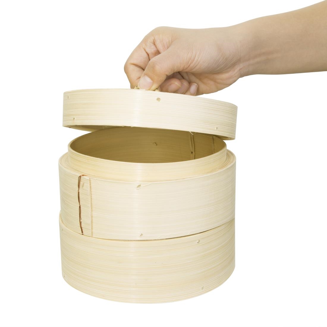 Vogue bamboe stoommandje 15,2cm