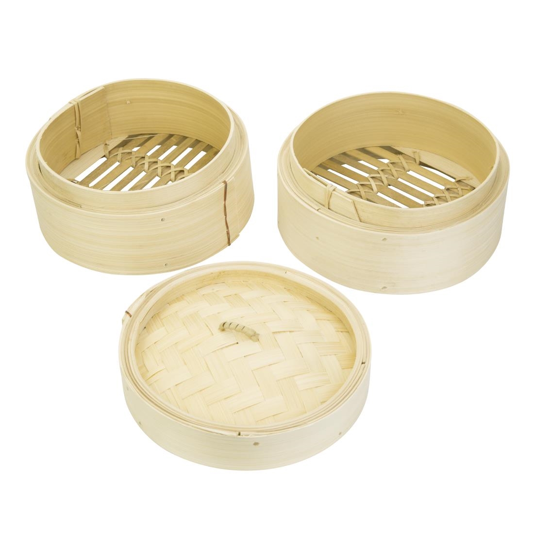 Vogue bamboe stoommandje 15,2cm