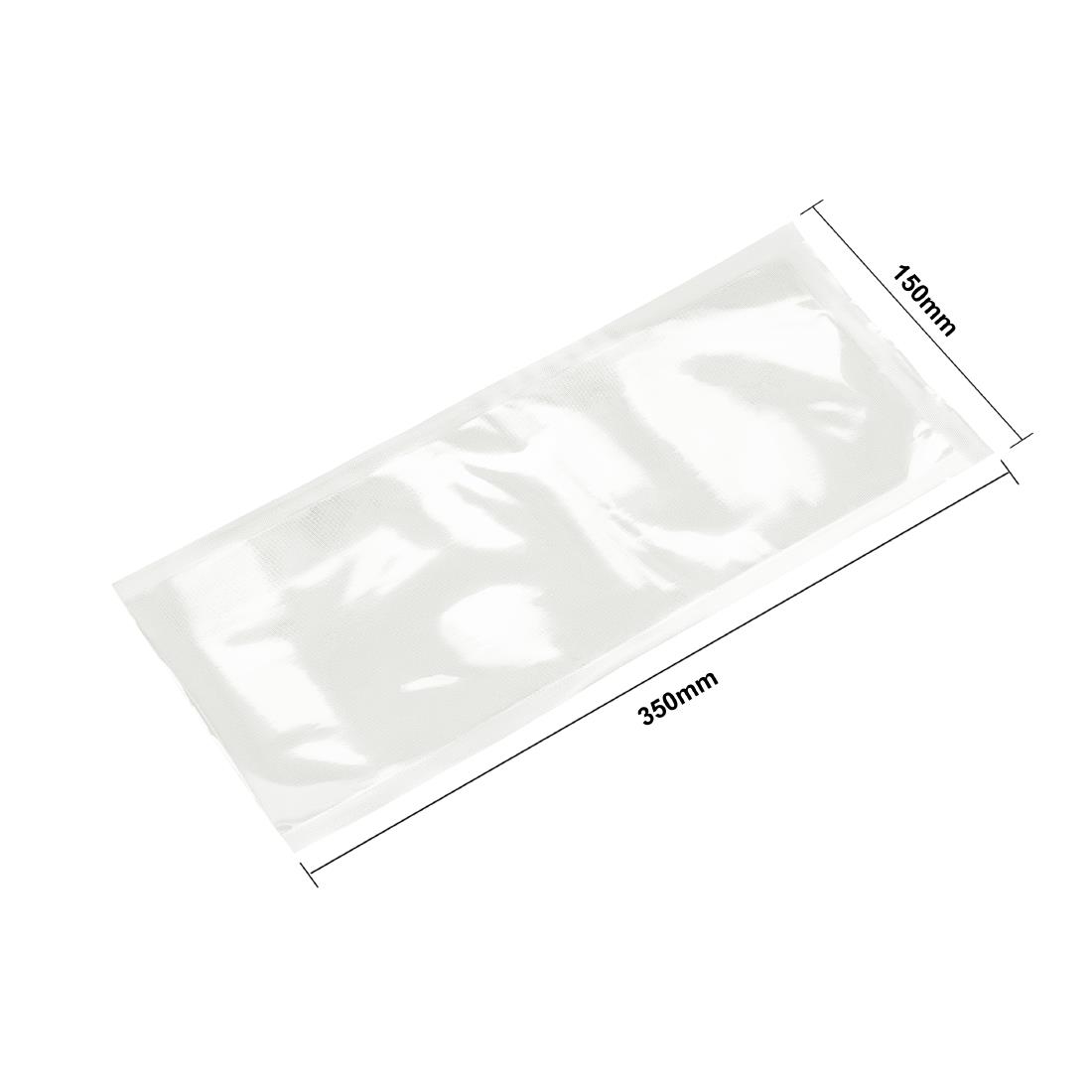 Vogue Composteerbare Gedrukte Vacuüm Sealer Zakjes 150x350mm (50 stuks)