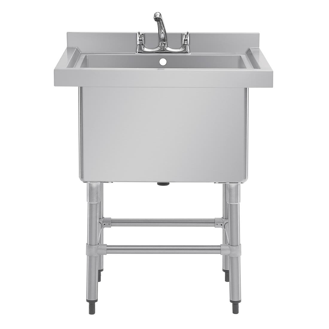 Vogue diepe RVS spoelbak 77x60cm