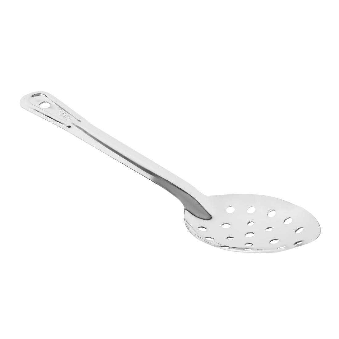 Vogue geperforeerde RVS serveerlepel 28cm