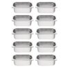 Vogue GN bakken set 10x GN 1/4 (10 stuks)