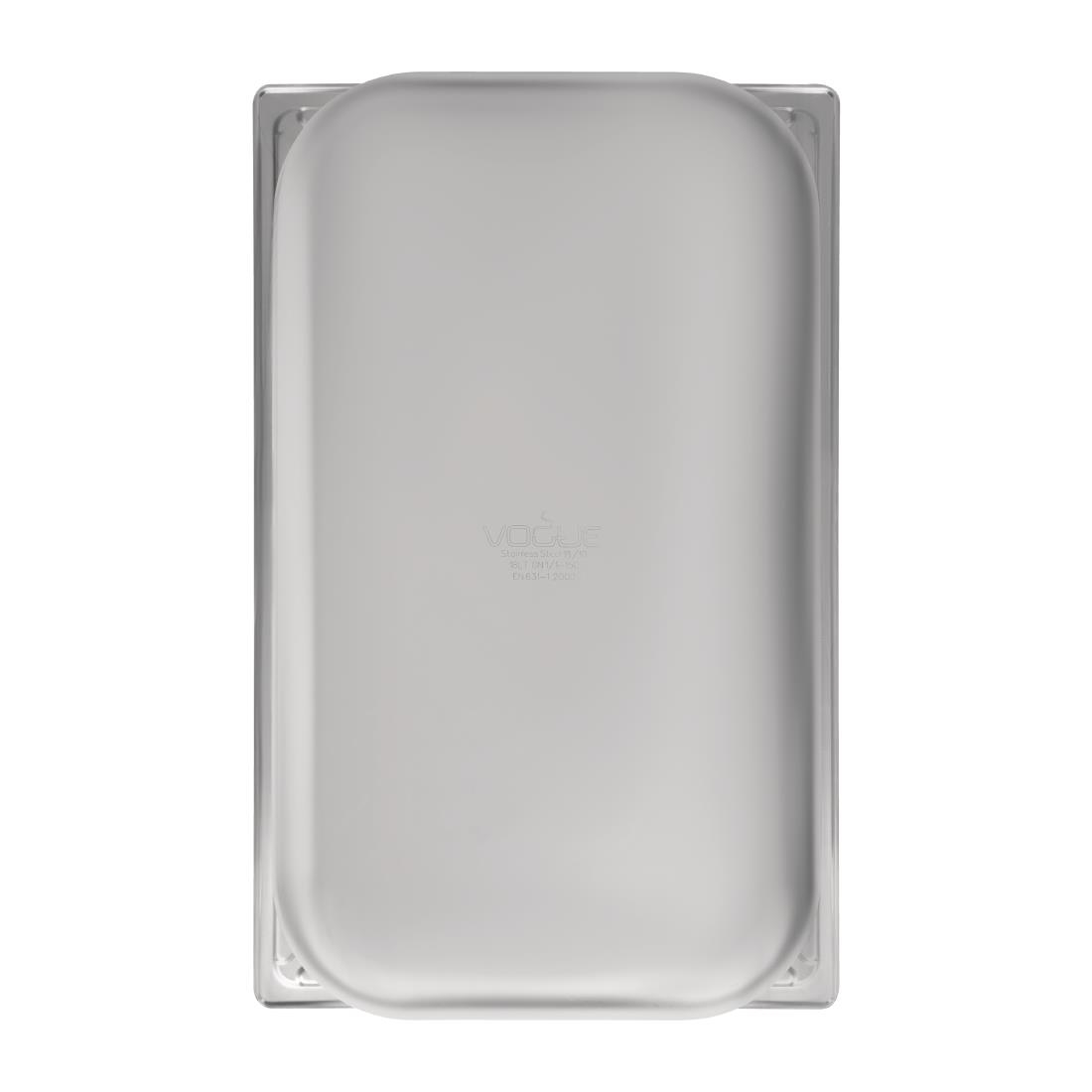 Vogue heavy-duty RVS GN 1/1 bak 150mm
