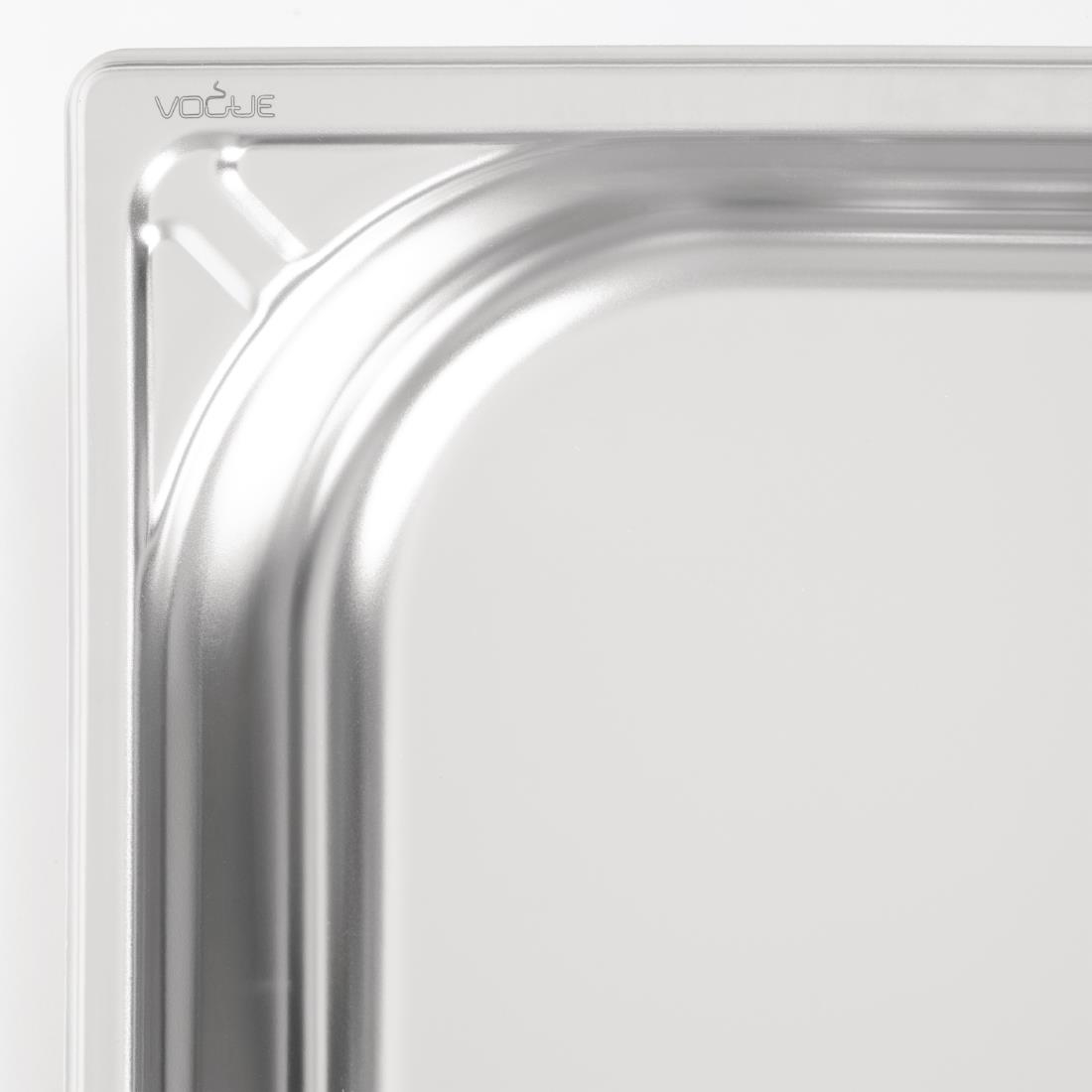 Vogue heavy-duty RVS GN 1/1 bak 65mm