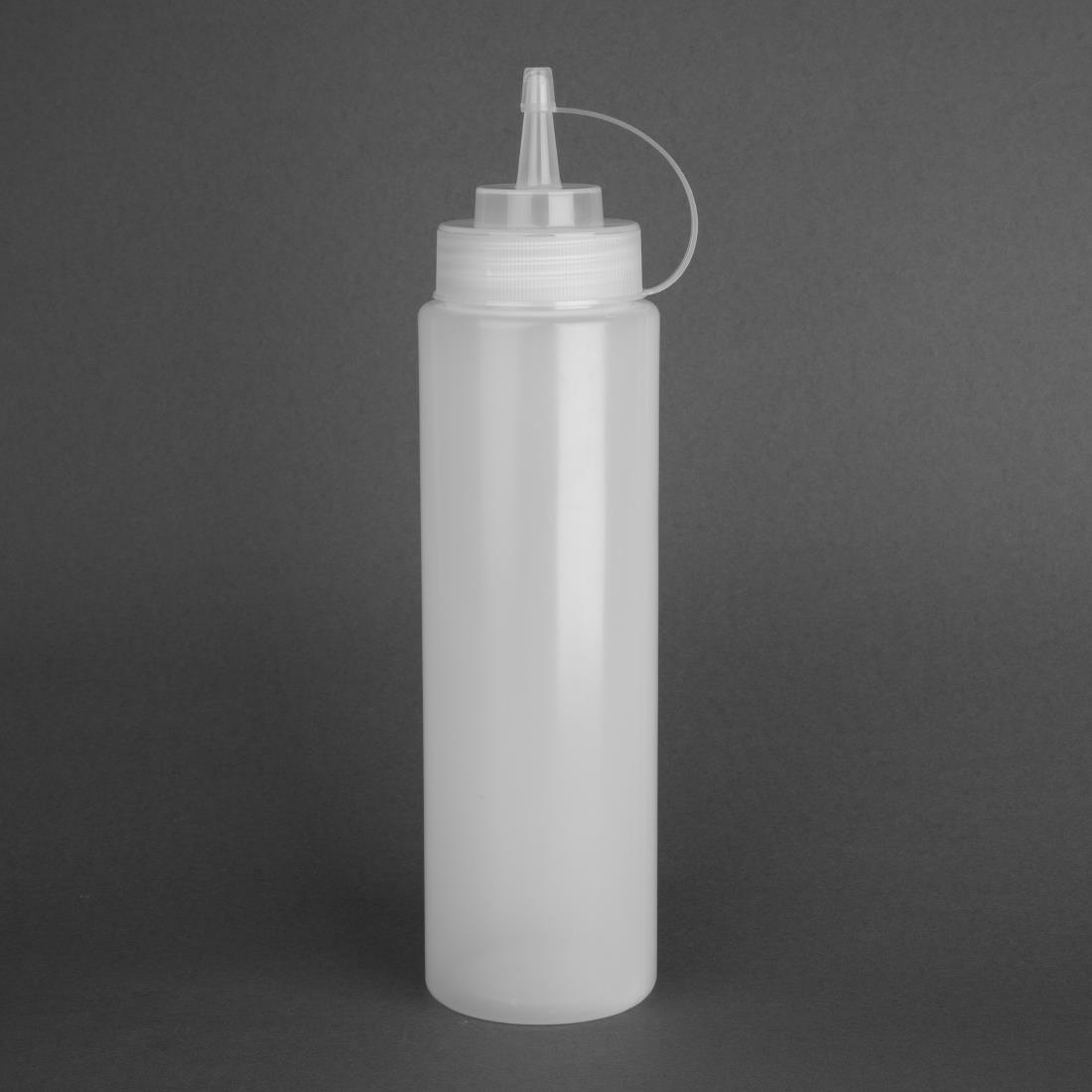 Vogue knijpfles transparant 680ml