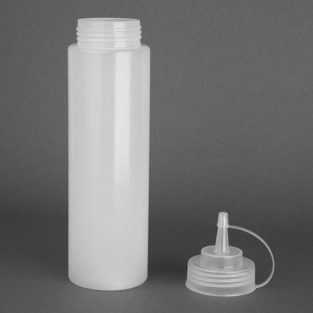 Vogue knijpfles transparant 680ml