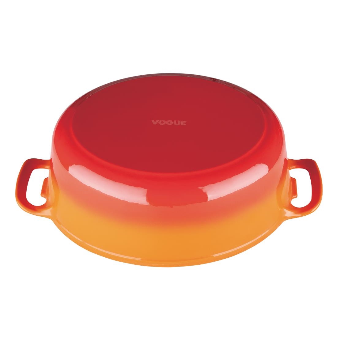 Vogue oranje ovale braadpan 5ltr
