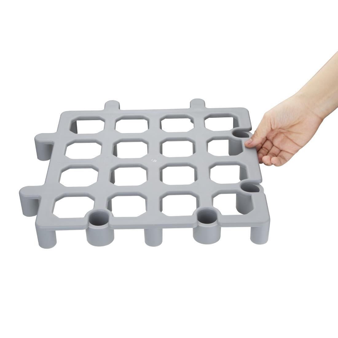 Vogue plastic stelvloer rek (2 stuks)