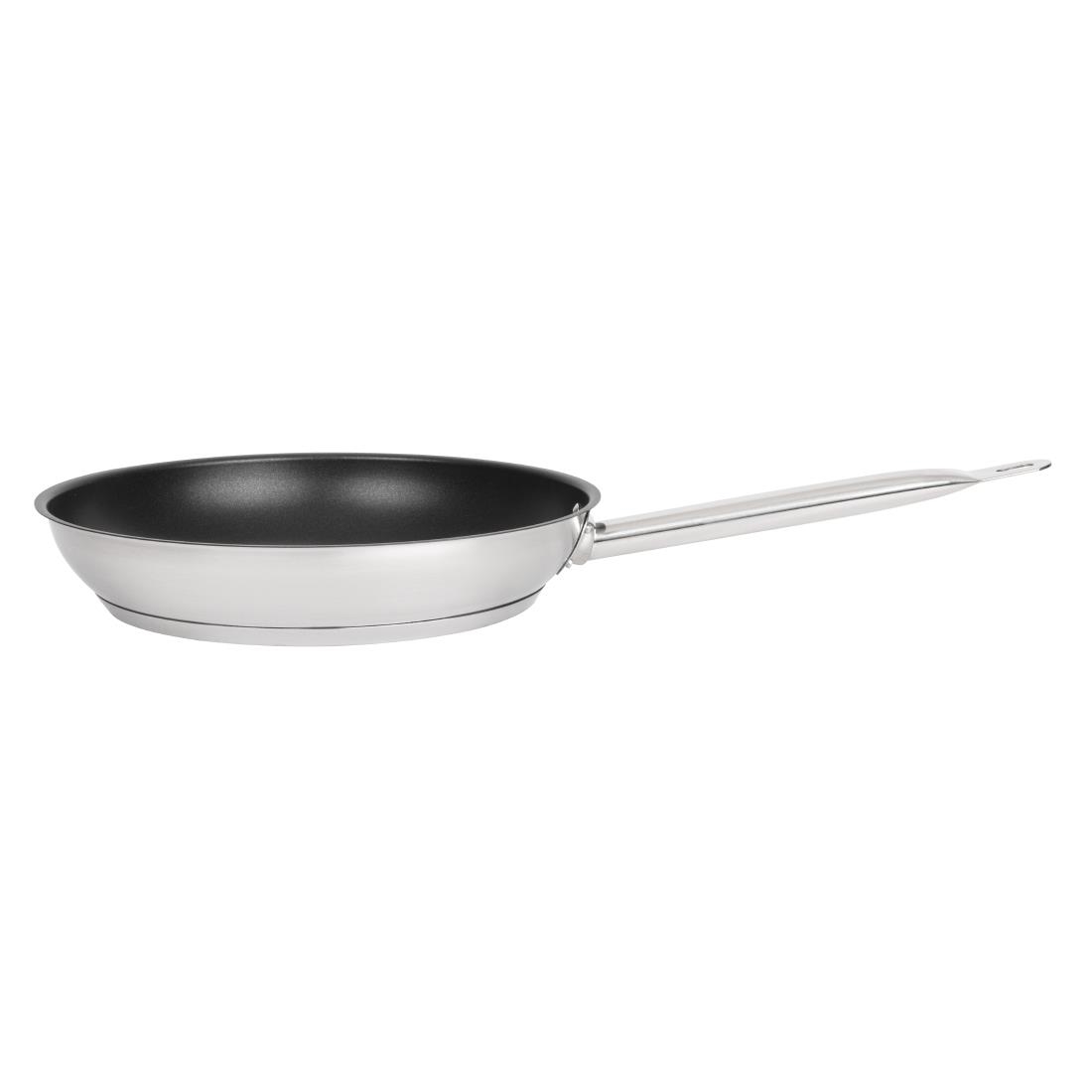 Vogue Platinum Plus Teflon anti-aanbak RVS koekenpan 28cm