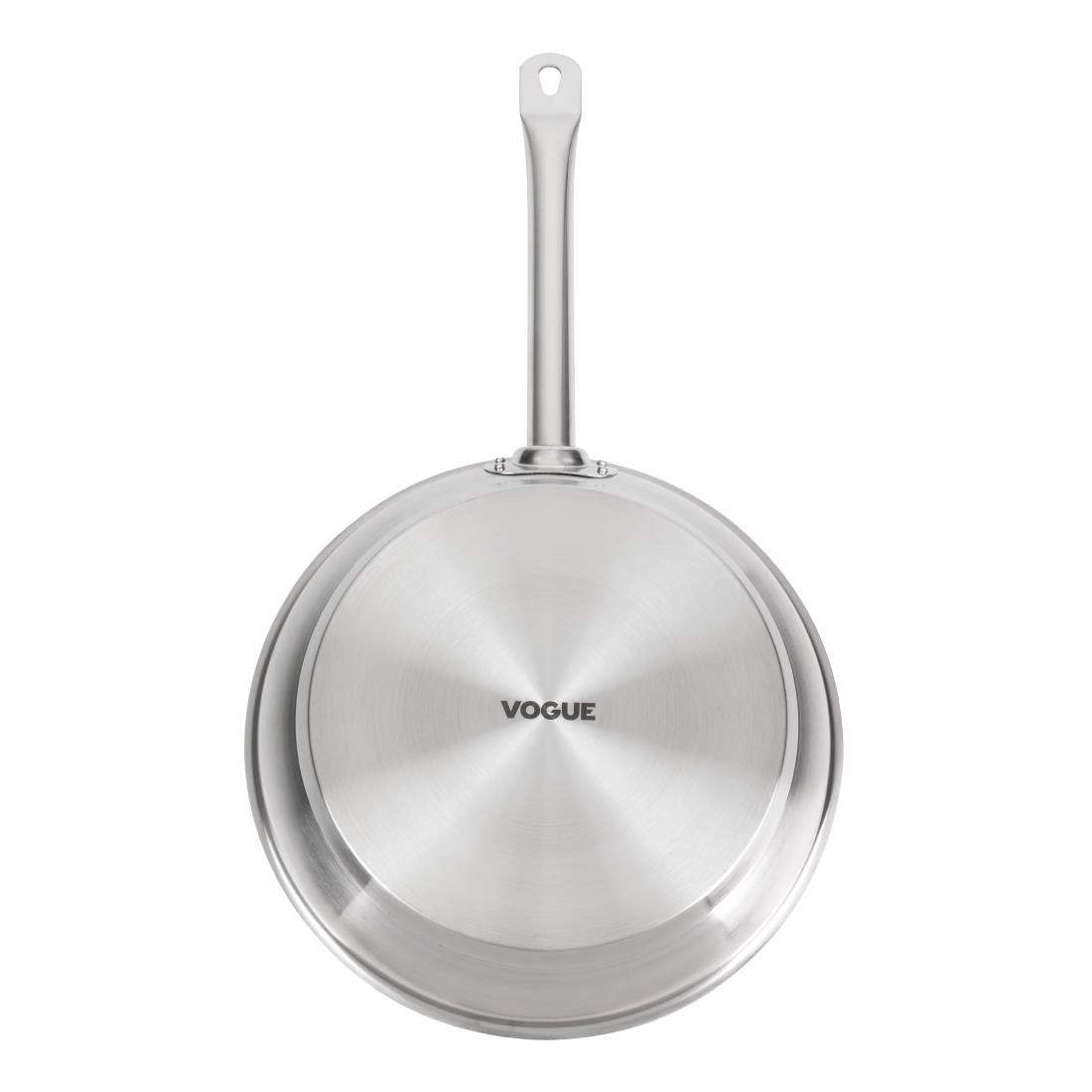 Vogue Platinum Plus Teflon anti-aanbak RVS koekenpan 28cm