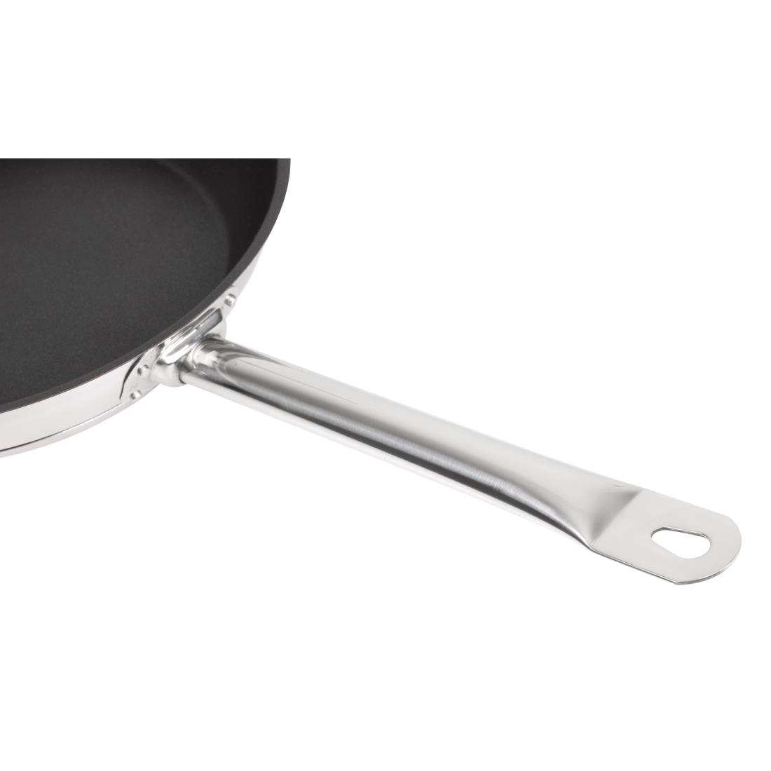 Vogue Platinum Plus Teflon anti-aanbak RVS koekenpan 28cm