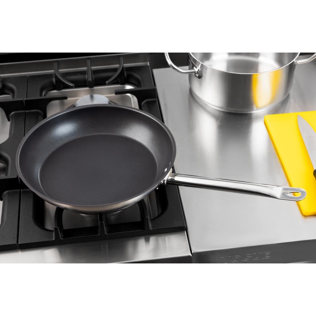 Vogue Platinum Plus Teflon anti-aanbak RVS koekenpan 28cm