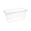 Vogue polycarbonaat 1/3 gastronorm container 150mm doorzichtig