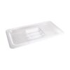 Vogue polycarbonaat 1/3 gastronorm deksel transparant
