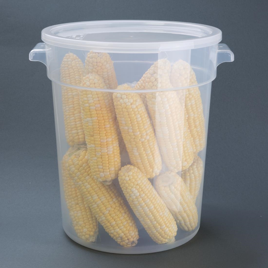 Vogue polypropyleen ronde vershoudbak 20Ltr