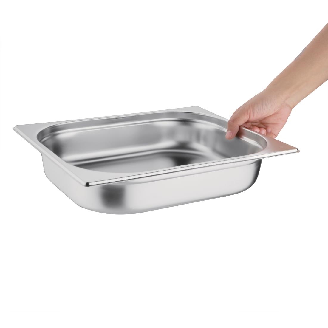 Vogue roestvrijstalen 1/2 gastronorm bak 65mm