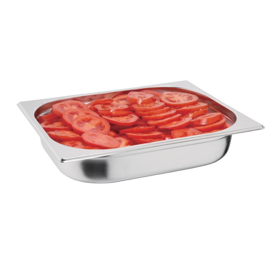 Vogue roestvrijstalen 1/2 gastronorm bak 65mm