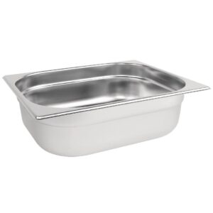 Vogue roestvrijstalen 1/2 gastronormbak 100mm