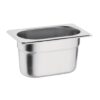 Vogue roestvrijstalen 1/9 gastronorm bak 100mm