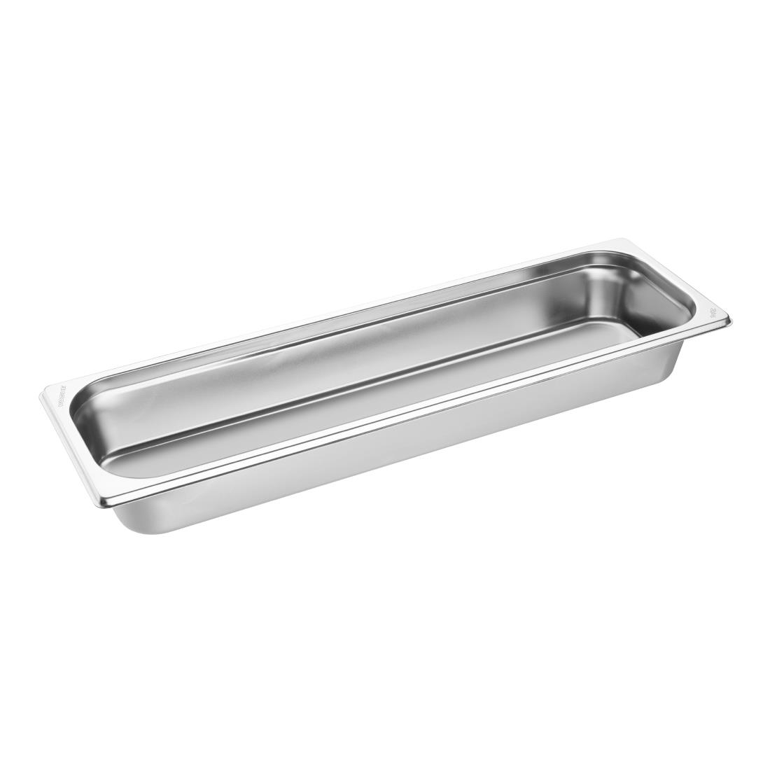 Vogue Roestvrijstalen Gastronorm 2/4 Bak 65mm