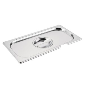 Vogue RVS deksel met lepeluitsparing GN 1/3