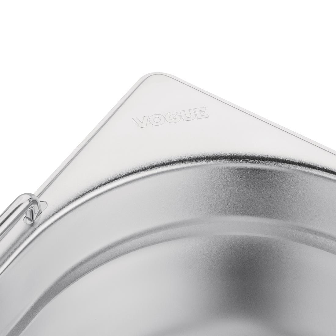 Vogue RVS GN 1/1 bak met handvatten 10cm