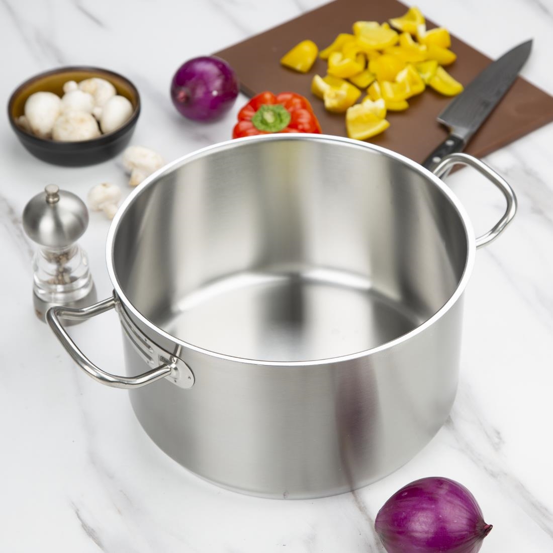 Vogue RVS inductie kookpan 28cm 9,5Ltr