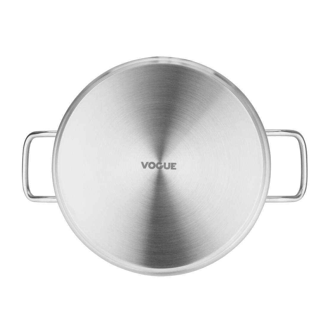 Vogue RVS inductie kookpan 28cm 9,5Ltr