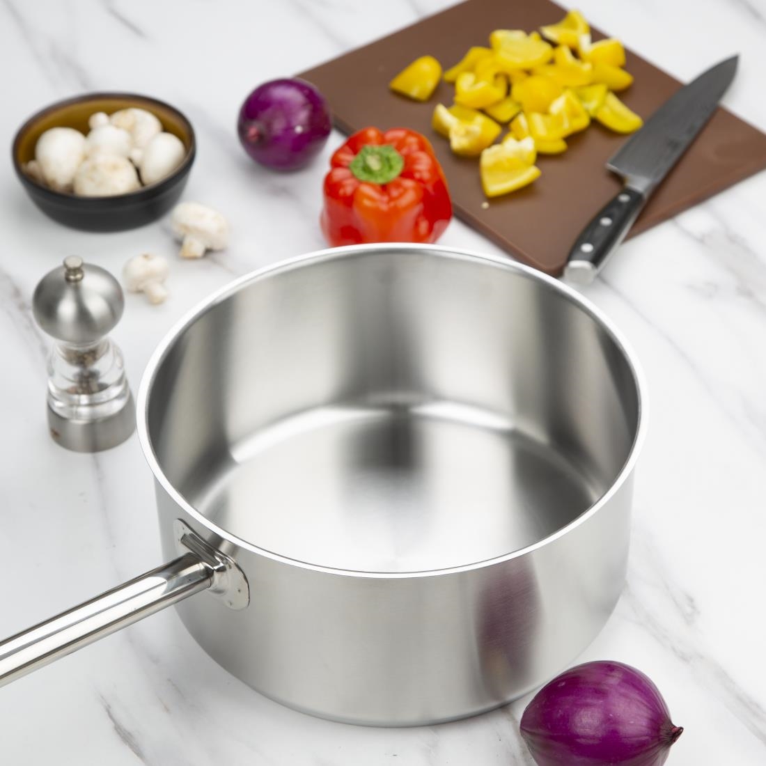 Vogue RVS inductie steelpan 28cm 8Ltr