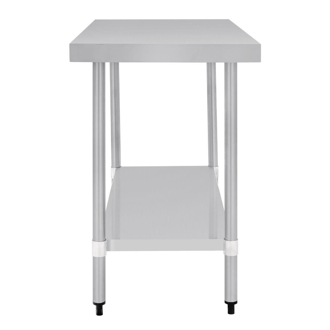 Vogue RVS werktafel zonder achteropstand 90x120x60cm