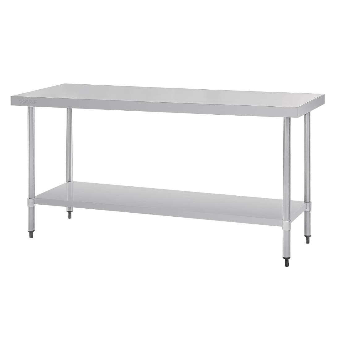 Vogue RVS werktafel zonder achteropstand 90x180x60cm