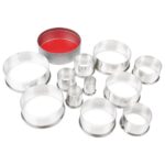 Vogue set ronde uitsteekvormen 2,3 - 9(Ø)cm (11 stuks)