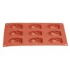 Vogue Silicone Madeleinenvorm 9 Cup